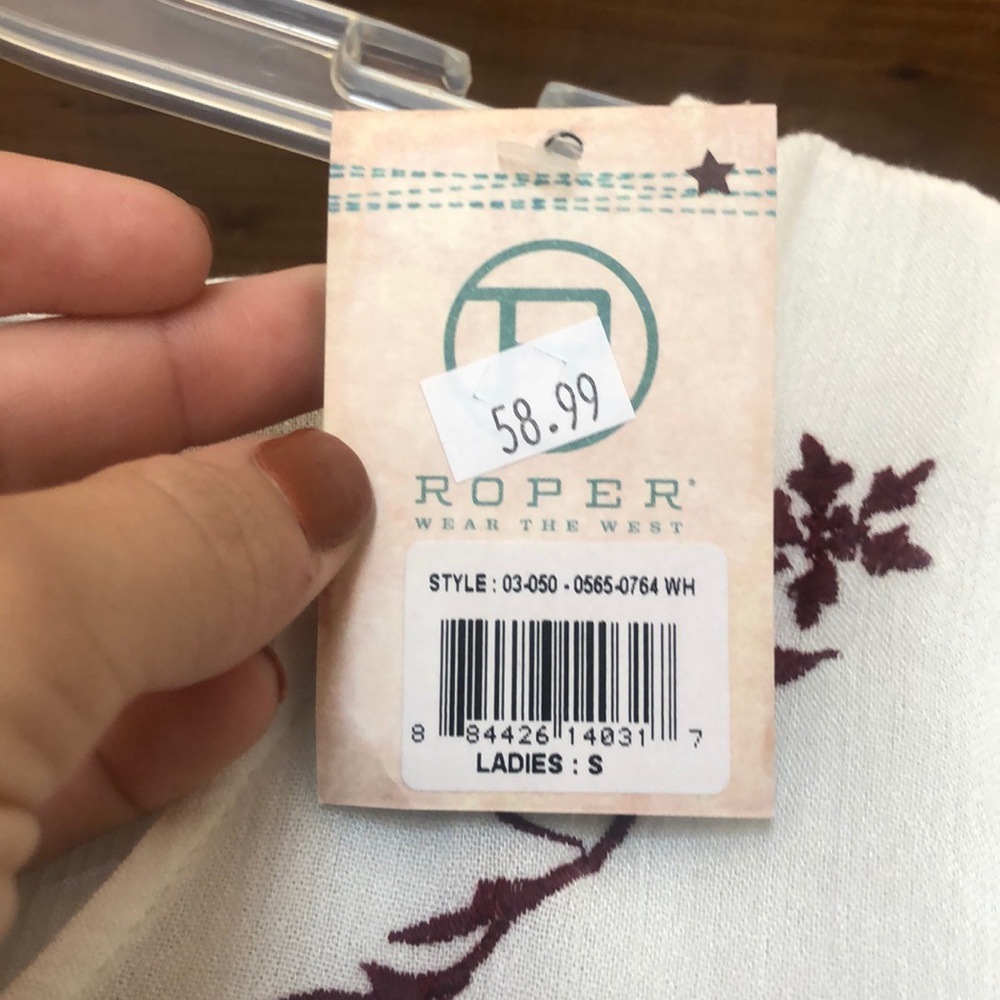 NWT Roper Blouse - Picture 6 of 6